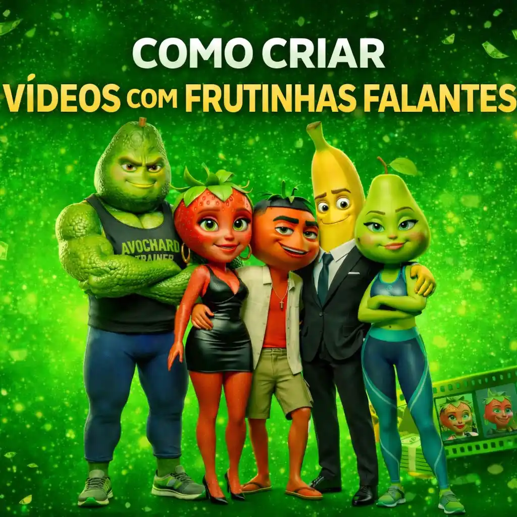Como Criar Vídeos de Frutinhas Falantes